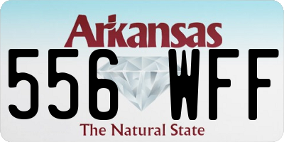 AR license plate 556WFF