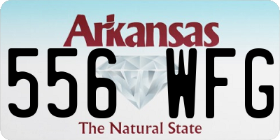 AR license plate 556WFG