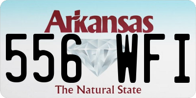 AR license plate 556WFI