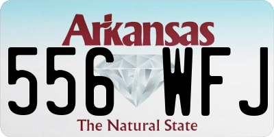 AR license plate 556WFJ