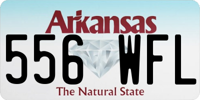 AR license plate 556WFL