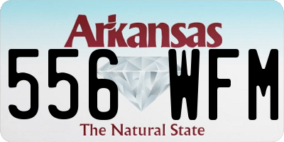 AR license plate 556WFM
