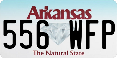 AR license plate 556WFP