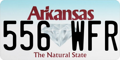 AR license plate 556WFR