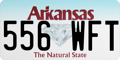 AR license plate 556WFT