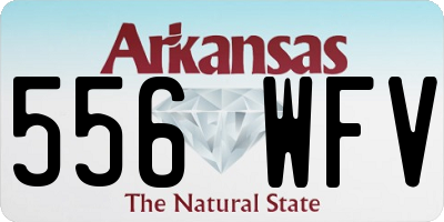 AR license plate 556WFV