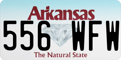 AR license plate 556WFW