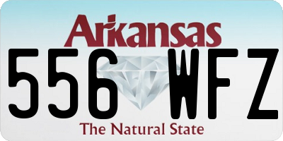 AR license plate 556WFZ