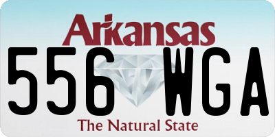 AR license plate 556WGA