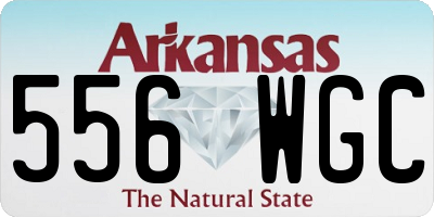 AR license plate 556WGC
