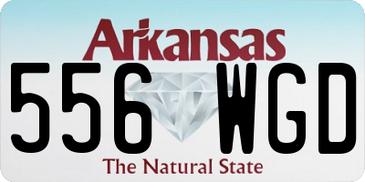 AR license plate 556WGD