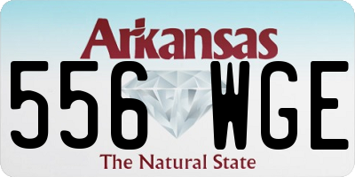 AR license plate 556WGE