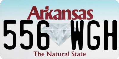 AR license plate 556WGH