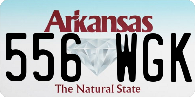 AR license plate 556WGK