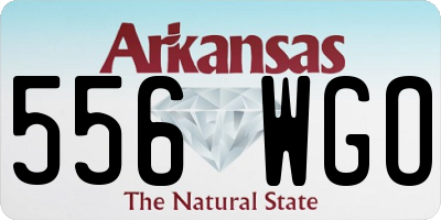 AR license plate 556WGO
