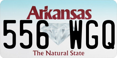 AR license plate 556WGQ