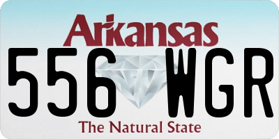 AR license plate 556WGR