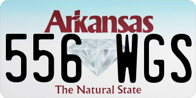 AR license plate 556WGS