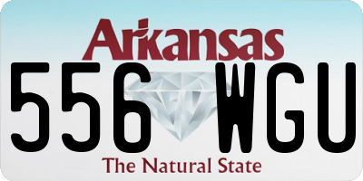 AR license plate 556WGU
