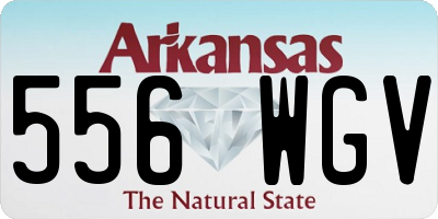 AR license plate 556WGV