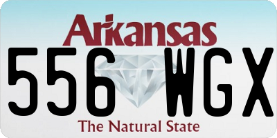 AR license plate 556WGX