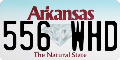AR license plate 556WHD