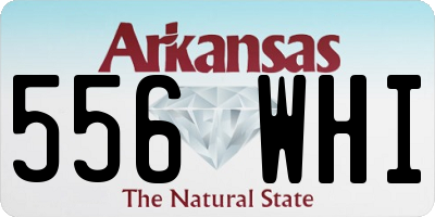 AR license plate 556WHI