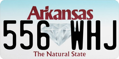 AR license plate 556WHJ