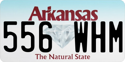 AR license plate 556WHM