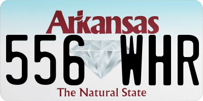 AR license plate 556WHR