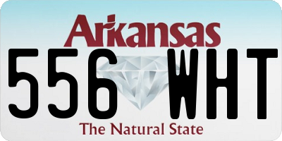 AR license plate 556WHT