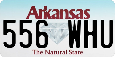 AR license plate 556WHU