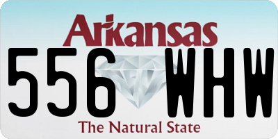 AR license plate 556WHW