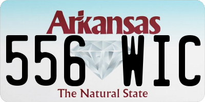 AR license plate 556WIC