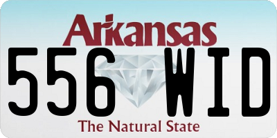 AR license plate 556WID