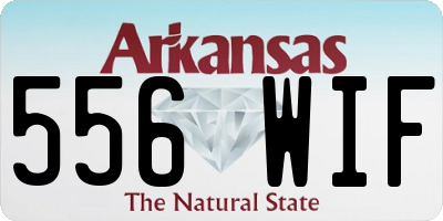AR license plate 556WIF
