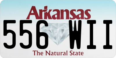 AR license plate 556WII