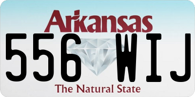 AR license plate 556WIJ