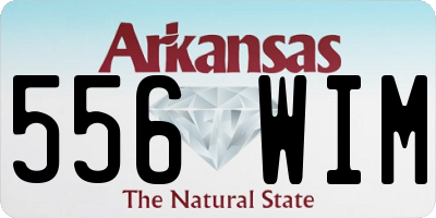 AR license plate 556WIM