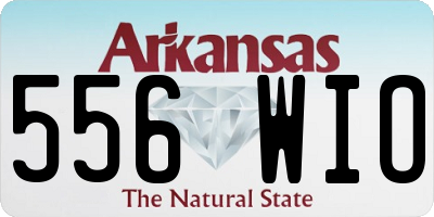 AR license plate 556WIO