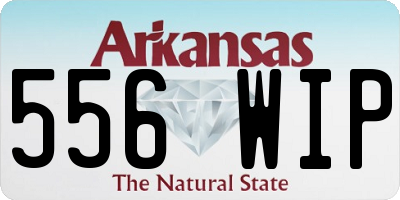 AR license plate 556WIP