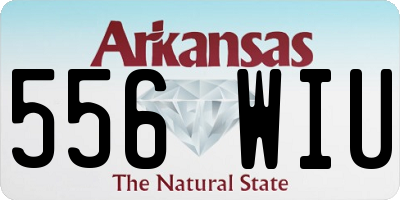 AR license plate 556WIU