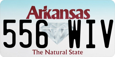 AR license plate 556WIV