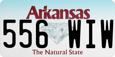 AR license plate 556WIW