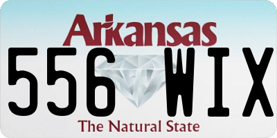 AR license plate 556WIX