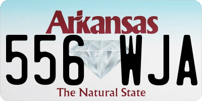 AR license plate 556WJA