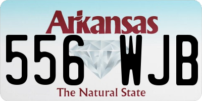 AR license plate 556WJB