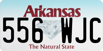 AR license plate 556WJC