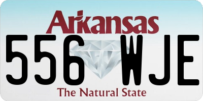 AR license plate 556WJE