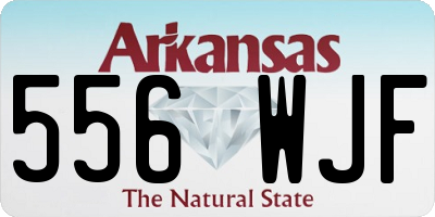 AR license plate 556WJF
